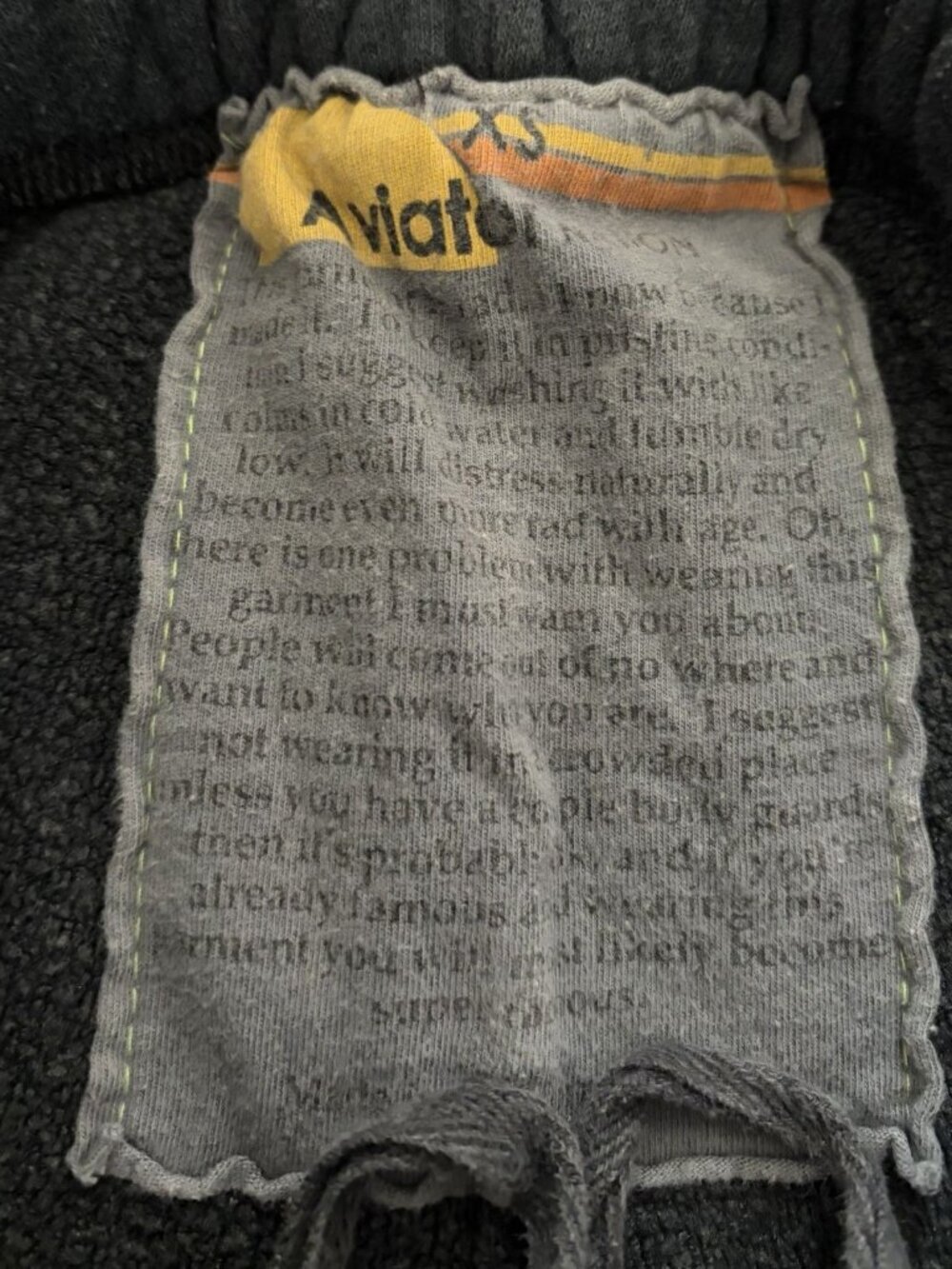 Aviator Nation Gray Rainbow Logo Venice Women’s Sweatpants Size XS - Picture 7 of 11
